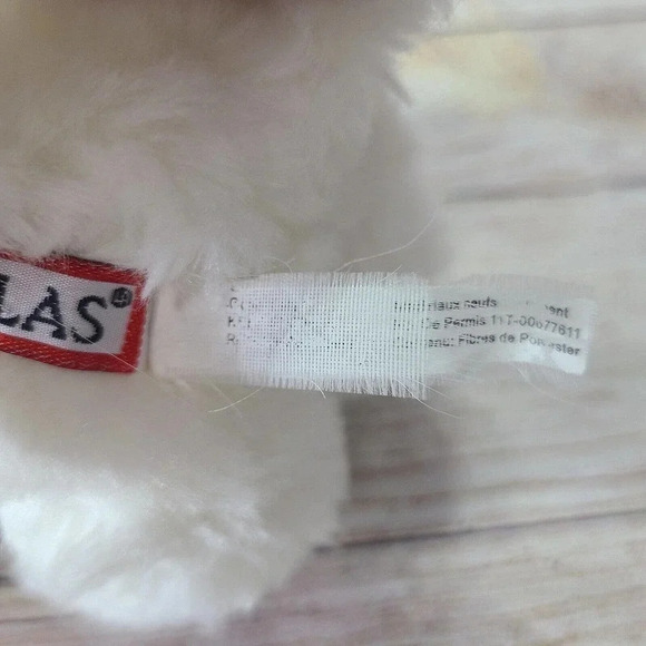 Douglas Cuddle Toy Plush Dog Stuffed Animal Bichon Frise White 8" 2014 #1749 - Picture 7 of 8